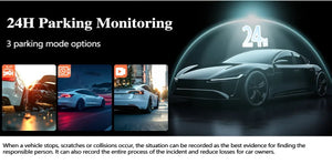 4K Dash Cam With WiFi GPS Mini Front Car DVR 24H Parking G Sensor - stepyours.com