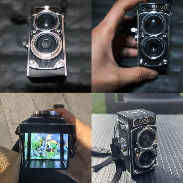 CHUZHAO Vintage Mini Digital Camera Autofocus 12MP 1080P FHD Vlogging Portable - stepyours.com