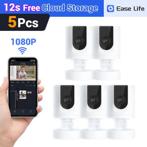 Indoor Pet Camera With Phone App 1080P WiFi Security Camera Foldable - stepyours.com