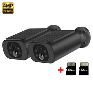 ALEVIO Solar Outdoor Camera - 2.5K Video, AI Detection And Color Night Vision - stepyours.com