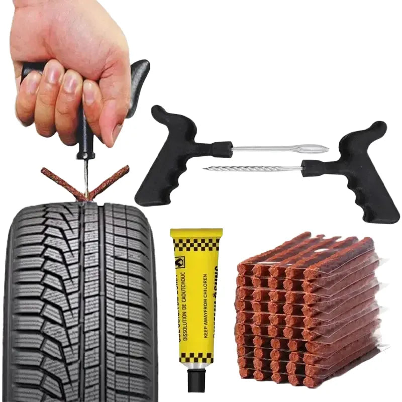 Car Tire Repair Kit - Heavy Duty Rubber Strips — product view 1