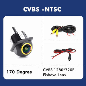 Smartour 4K Fisheye Car Rear View Camera 180 Degree Night Vision Parking Helper - stepyours.com