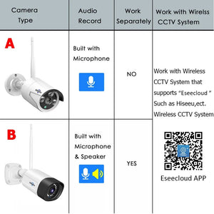 Hiseeu 3/5/8MP Wireless IP Camera - Waterproof 1080P WiFi Bullet for CCTV Kits - stepyours.com