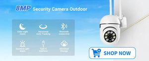 OKam Pro Indoor 8MP WiFi IP Camera - Smart Tracking And 355 Degree Pan - stepyours.com