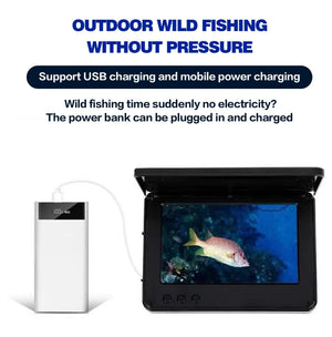 Portable Fish Depth Finder Handheld 1080P Underwater Camera With 4.3 Inch LCD - stepyours.com