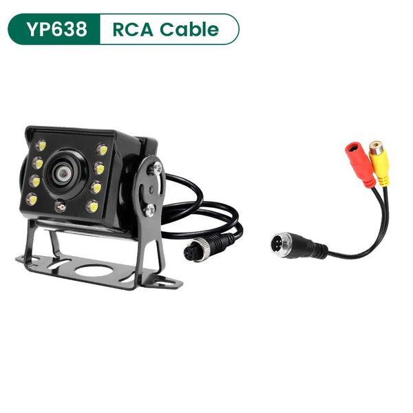 GreenYi AHD 1920x1080P Fisheye Wide Angle Car Rear View Camera For Bus Truck - stepyours.com