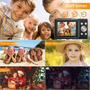 2024 Digital Camera 2.4 Inch 1080P Rechargeable For Kids Beginner Gift - stepyours.com