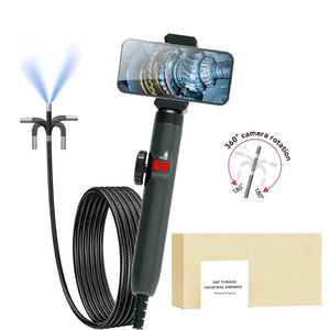 360 Degree Articulating Borescope Endoscope With Light For Android And iOS - stepyours.com