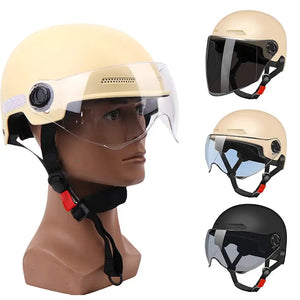 Cartoon Half Helmet With Goggles — product view 6