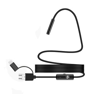 KERUI 3In1 Endoscope Camera For Android And PC With 7mm IP67 Waterproof - stepyours.com