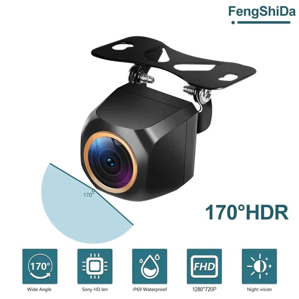 Nevegetor AHD 1080P Car Rear View Camera 170 Degree Fisheye Night Vision - stepyours.com