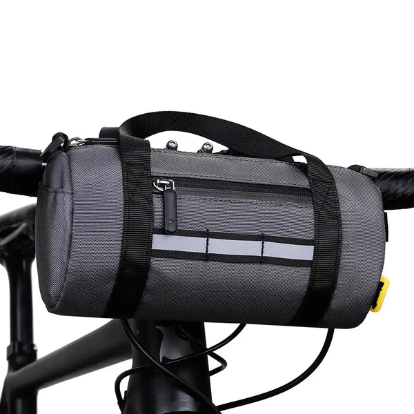 Rhinowalk Bicycle Handlebar Bag Waterproof 2.5L Frame Front Tube Cycling Storage Bag Large Capacity MTB Pack Bike Accessories