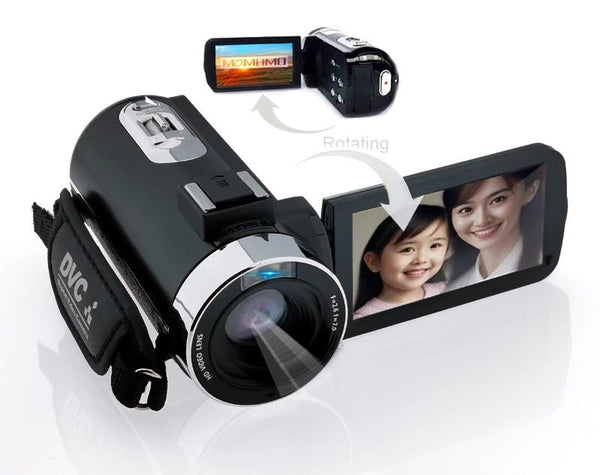 Portable Digital Camera 2 In 1 Photo Video Recorder With 18X Zoom 3 Inch Screen - stepyours.com