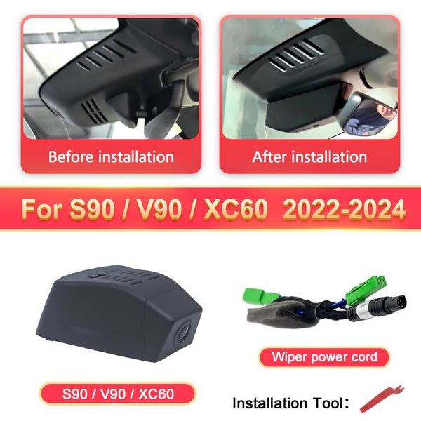 4K Dash Cam For Volvo XC Series And Polestar 2 Ultimate Safety Ultra HD Car DVR - stepyours.com