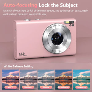 4K Autofocus Vlogging Camera 42MP With Two Point Eight Inch Screen Camcorder - stepyours.com