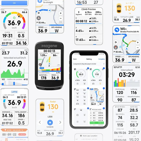 Magene Touchscreen GPS Bike — product view 3