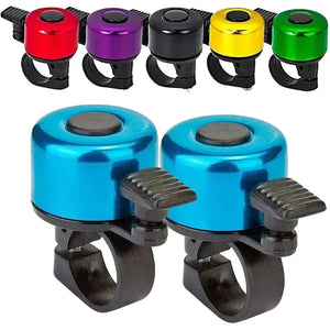 Aluminum MTB Bike Bell - Clear Safety — product view 1