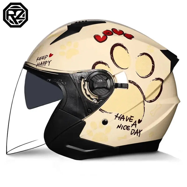Unisex Open Face Motorcycle Helmet — product view 11