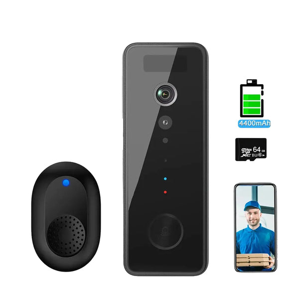 5G 2.4G 1080P WiFi Video Doorbell Dual Band Wireless Home Door Bell Tuya Smart Waterproof APP Remote Intercom Security Camera by stepyours.com