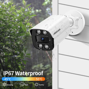 New 4K 8MP IP Camera PoE H265 Outdoor Color Night Vision Bullet Cam - Rugged - stepyours.com