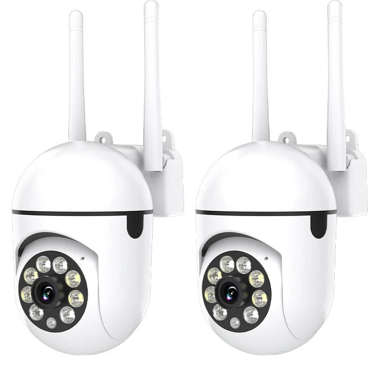 BoyKeep 2 Pack Wireless 1080P Security Cameras With Color Night Vision - stepyours.com