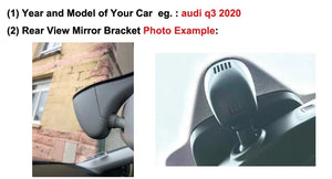 Plug And Play Audi Dash Cam With App Control 1080p Front Camera A3 A4 A5 A6 Q5 Q7 - stepyours.com