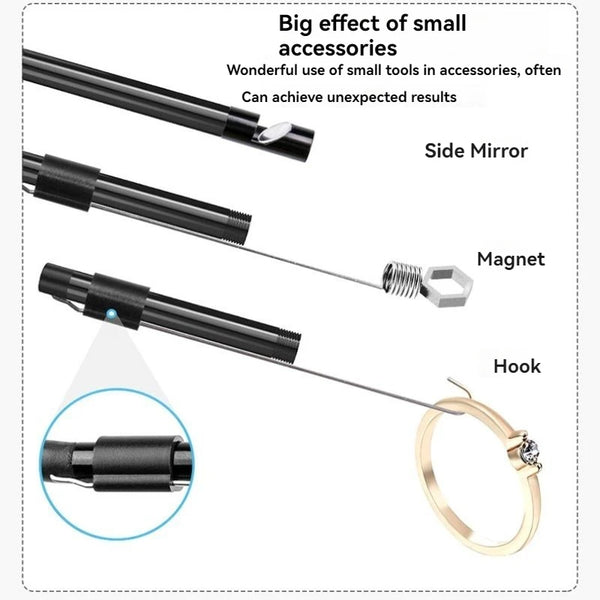 OllyMurs Type - C Android Endoscope IP67 Camera - 5.5 To 8mm 6 LED Borescope - stepyours.com
