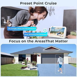 BESDER 4K 8MP WiFi Outdoor PTZ Camera Dual Lenses With Human Detection - stepyours.com