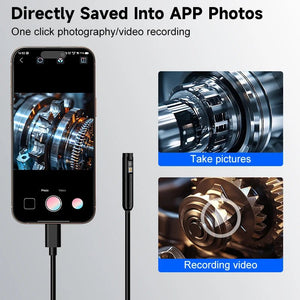 HD1080P Endoscope 3in1 USB Type - C Dual Camera for iPhone Android.add Hooks - stepyours.com