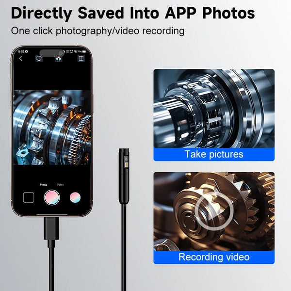 HD1080P Endoscope 3in1 USB Type - C Dual Camera for iPhone Android.add Hooks - stepyours.com