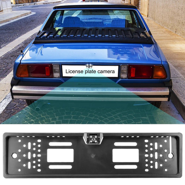 12V Car Rear View Camera 4 And 8 LED License Plate Holder Parking Sensor - stepyours.com