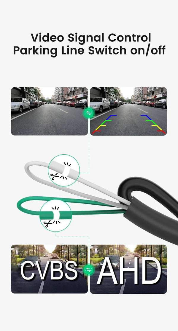 Golden Fisheye Car Rear View Camera 170 Degree AHD Waterproof Full HD Night Vision - stepyours.com