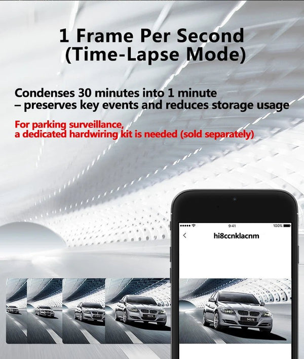 4K WiFi Dash Cam For Car Front Camera 24H Parking Monitor Black Box - stepyours.com