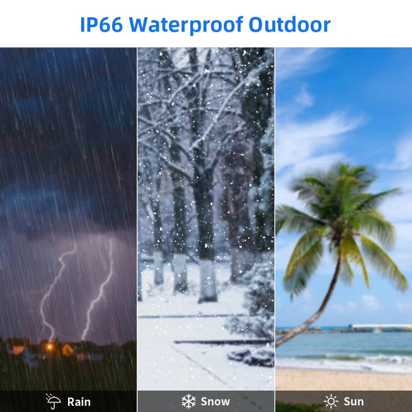 Hiseeu Wireless IP Camera 3MP Waterproof Indoor Outdoor Security WiFi Kit - stepyours.com