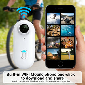 POV Magnetic 4K Waterproof Action Camera With WiFi For Helmet Bike Vlog - stepyours.com