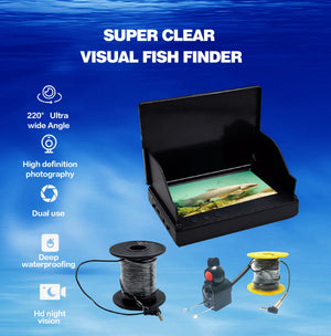 Portable Fish Depth Finder Handheld 1080P Underwater Camera With 4.3 Inch LCD - stepyours.com