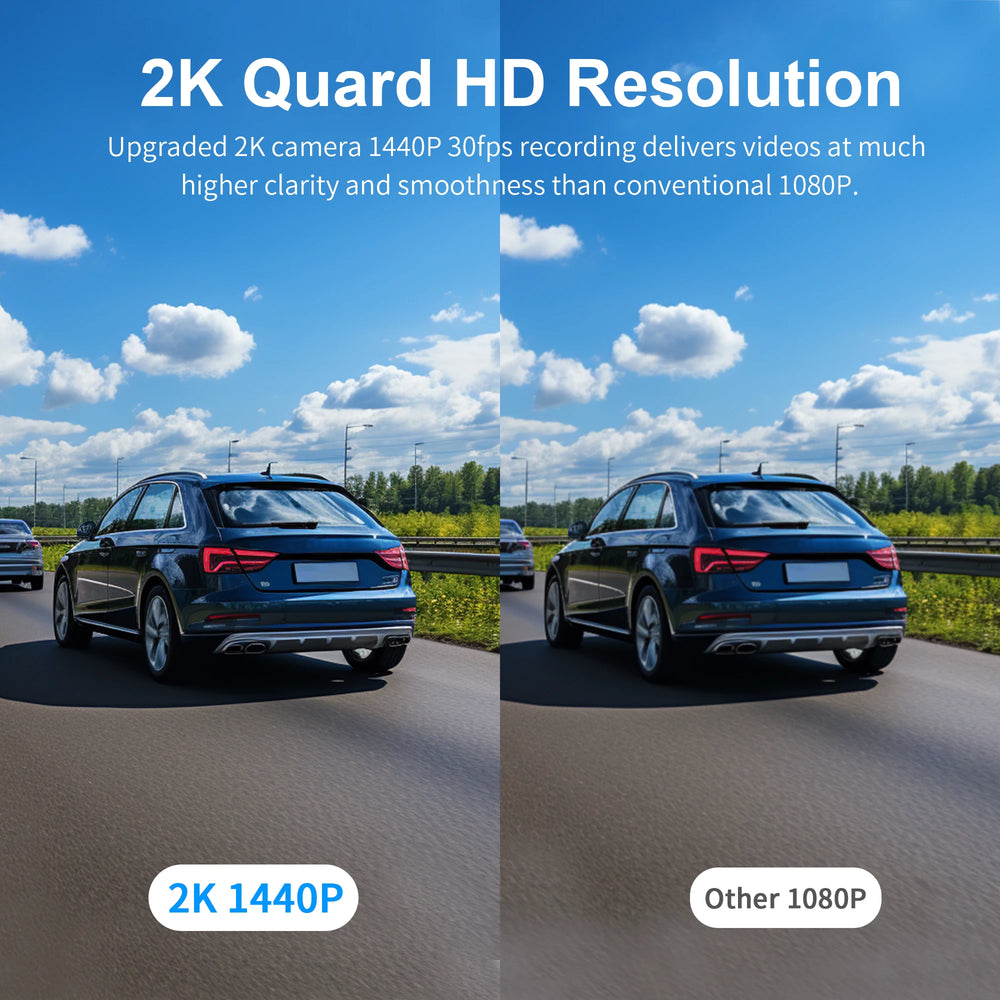 1440P KAWA D6 Car Dash Cam With WiFi App Voice Control WDR Night Vision - stepyours.com