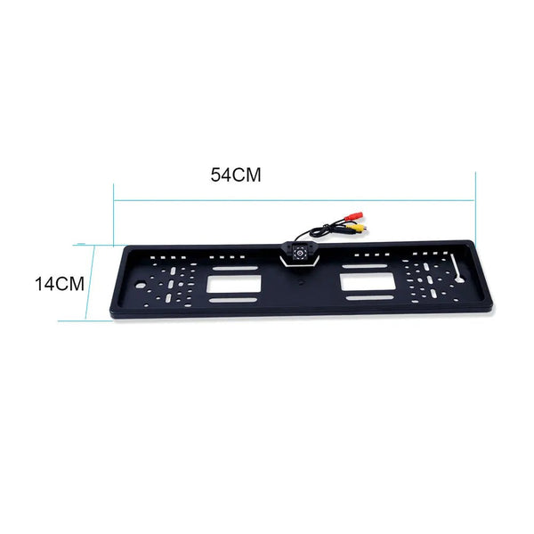 Car Rear View Camera EU License Plate Frame Waterproof Night Vision LED 4 8 - stepyours.com