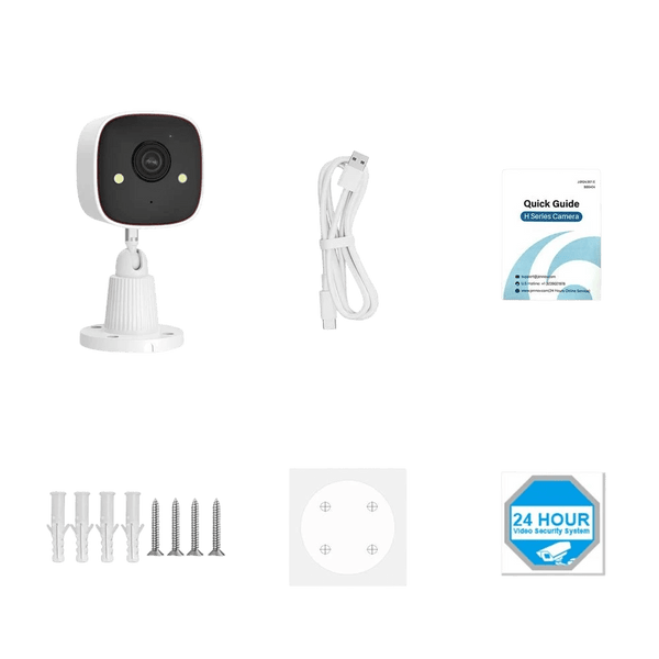 Jennov 2K HD Wireless Security Camera Color Night Vision IP66 Weatherproof - stepyours.com