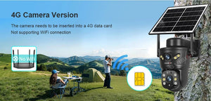 LS VISION 4G WiFi Outdoor Solar Camera - 8MP Dual Lens Night Vision Waterproof - stepyours.com