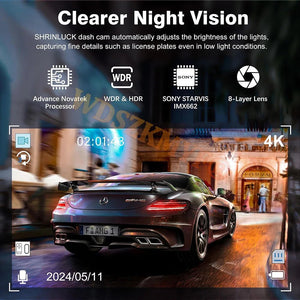 4 Camera 360 Degree Car DVR Dash Cam 1080P WiFi Front Rear Parking Monitor Gift - stepyours.com