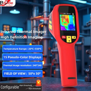 BSIDE HX1 Handheld Thermal Imaging Camera - 240x240 IR For PCB, Auto, Pipelines - stepyours.com