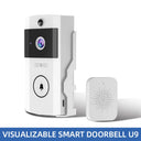 Waterproof Outdoor Wireless Doorbell with Solar Cover Camera WiFi Digital Door Peepholes Smart Home Intercom Video Eye Ring Bell by stepyours.com