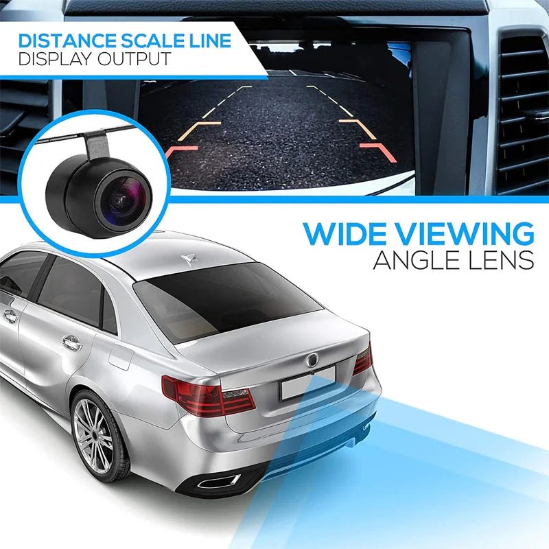 IP68 Waterproof Car Rear View Camera Night Vision 170 Degree HD Backup Monitor - stepyours.com