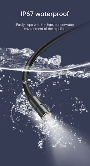 Industrial Endoscope Camera 4.3 Inch IPS Screen 1080P IP67 Waterproof Borescope - stepyours.com