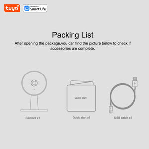 Tuya Smart 1080p WiFi Security Camera With 2 Way Audio And Motion Tracking by stepyours.com