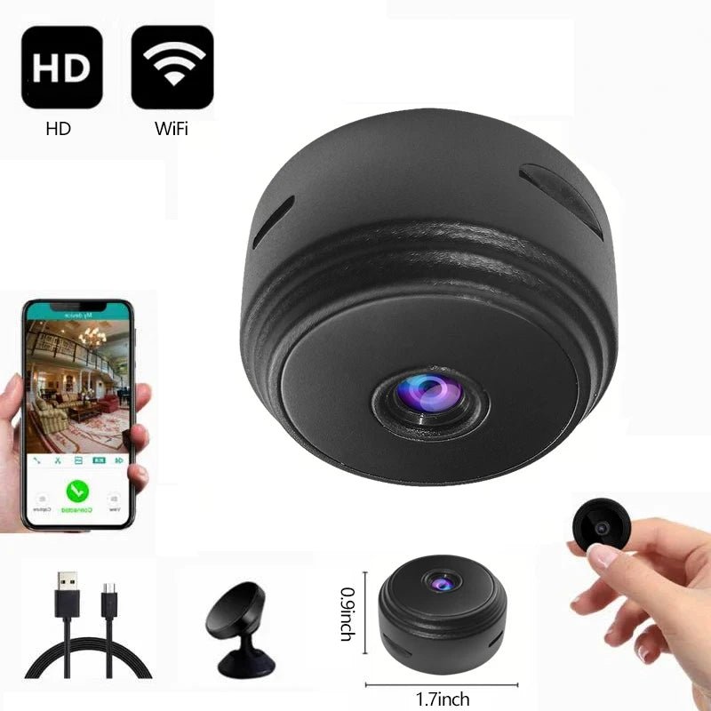 A9 HD WiFi Smart Monitor Indoor Security Camera - 720p Real Time View.Add Hooks - stepyours.com
