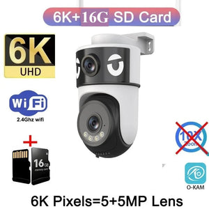 Smart Outdoor WiFi 6 Camera 20MP 10x Optical Zoom PTZ Auto Tracking Waterproof - stepyours.com