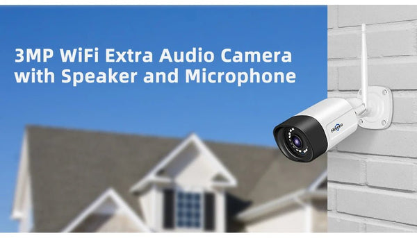 Hiseeu Wireless IP Camera 3MP Waterproof Indoor Outdoor Security WiFi Kit - stepyours.com