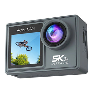 Adventure Ready Action Camera 5K 4K60FPS Dual IPS Touch LCD Waterproof 30M - stepyours.com